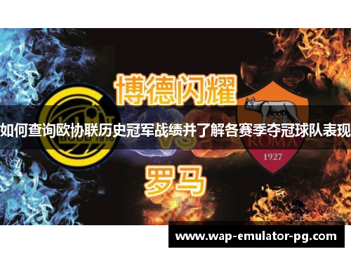 如何查询欧协联历史冠军战绩并了解各赛季夺冠球队表现 如何查询欧协联历史冠军战绩并了解各赛季夺冠球队表现